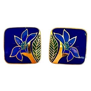 Laurel Burch “Wild Lily” Post Earrings